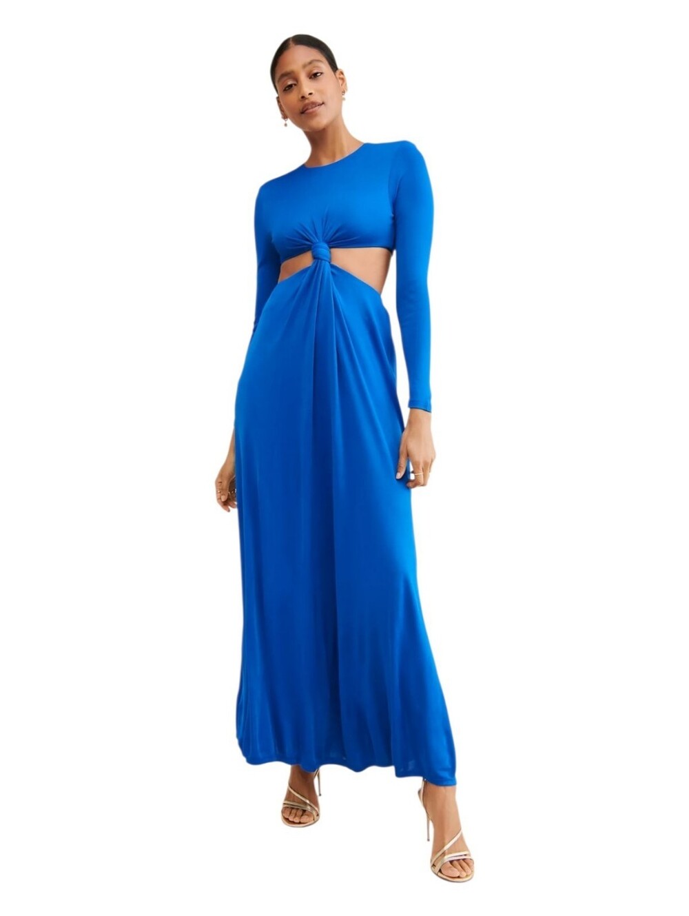 FARM Rio Knotted Cut-Out Maxi Dress